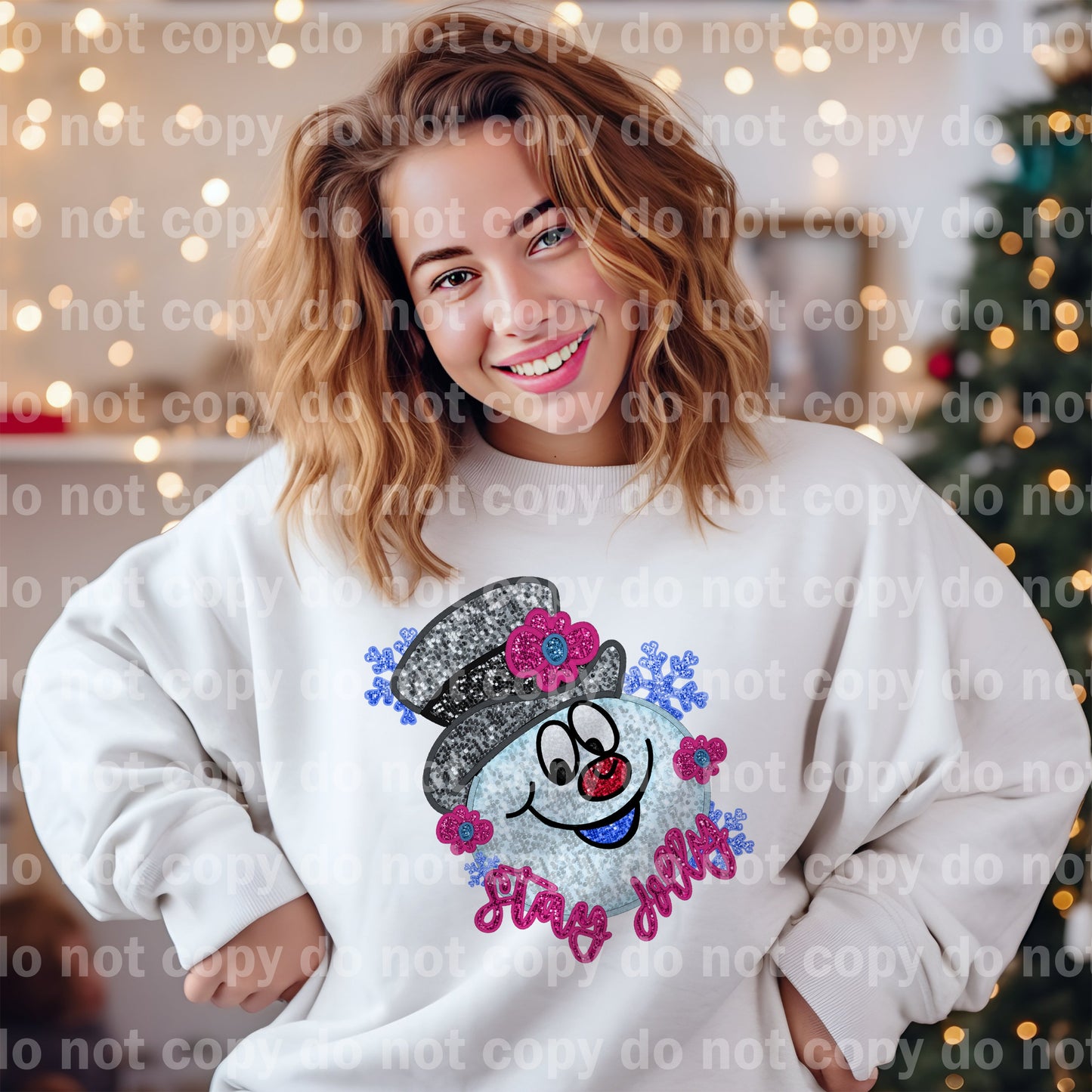 Stay Jolly Frosty Dream Print or Sublimation Print