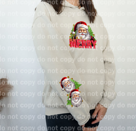 Stay Merry Santa con diseño de funda opcional, impresión de ensueño o impresión por sublimación