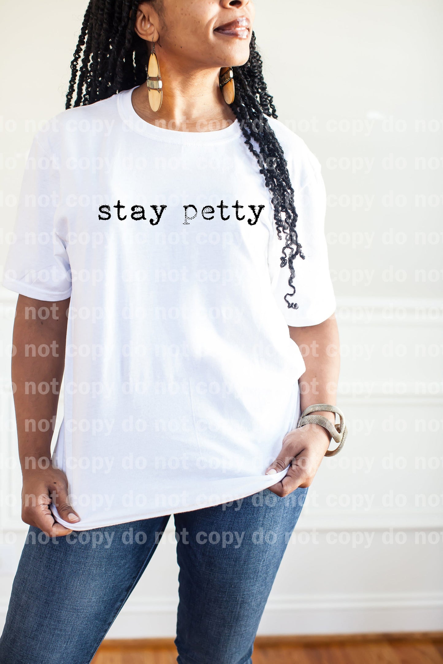 Stay Petty Black/White Dream Print or Sublimation Print