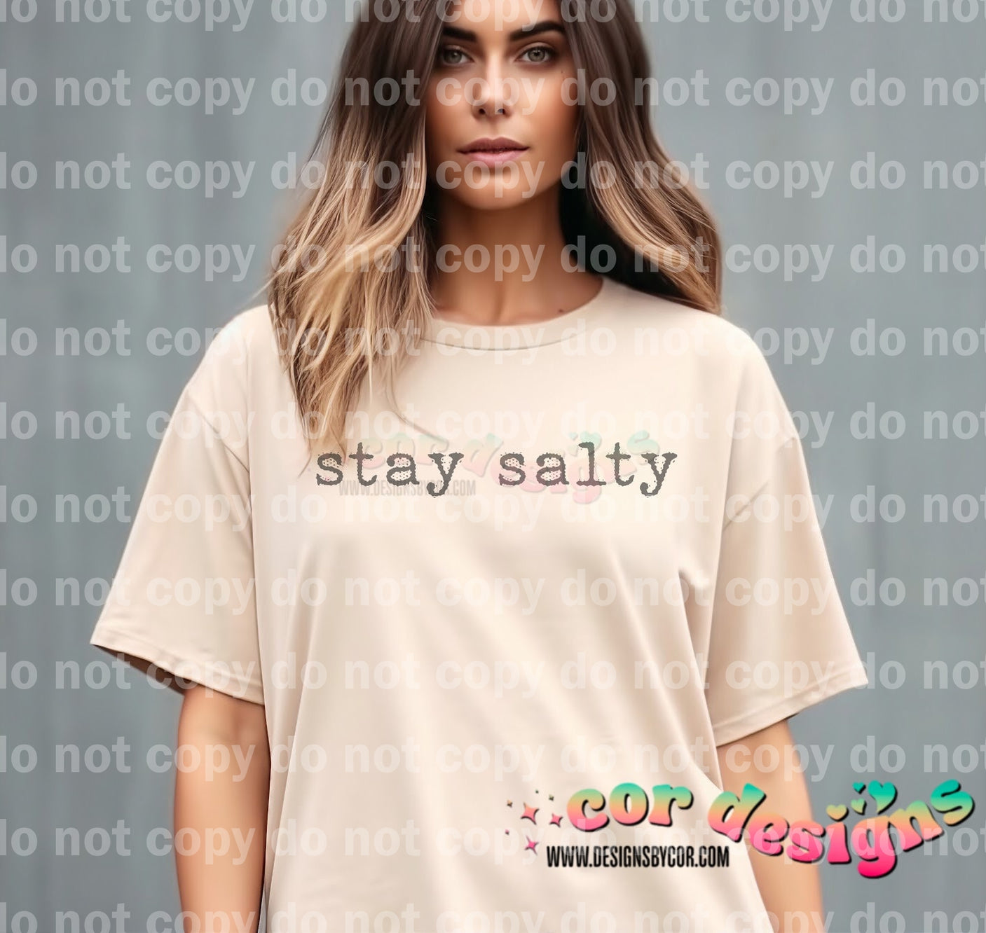 Stay Salty Black/White Dream Print or Sublimation Print