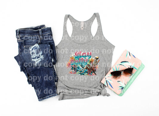Stay Salty Waves And Skeleton with Pocket Option Dream Print or Sublimation Print