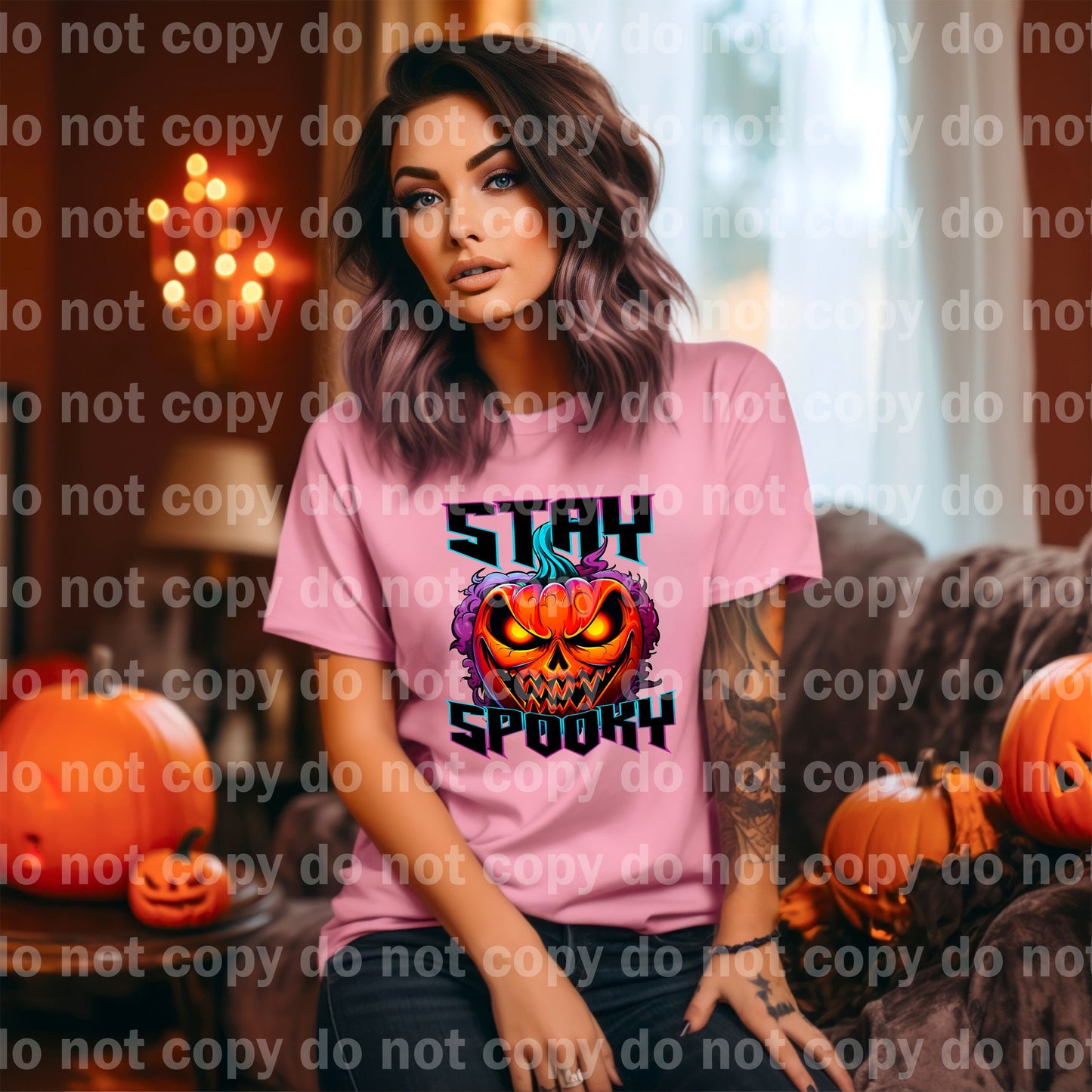 Stay Spooky Scary Pumpkin Dream Print or Sublimation Print