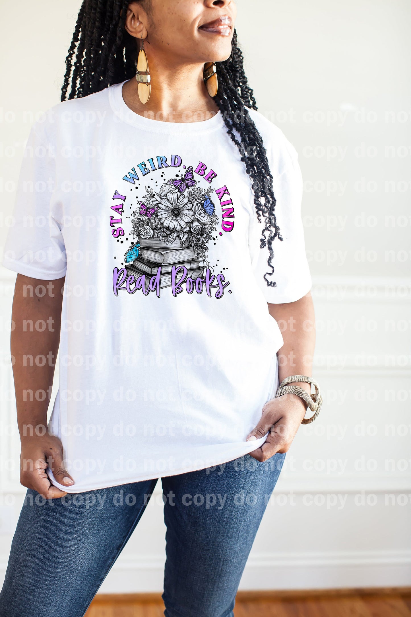 Stay Weird Be Kind Read Books Dream Print or Sublimation Print