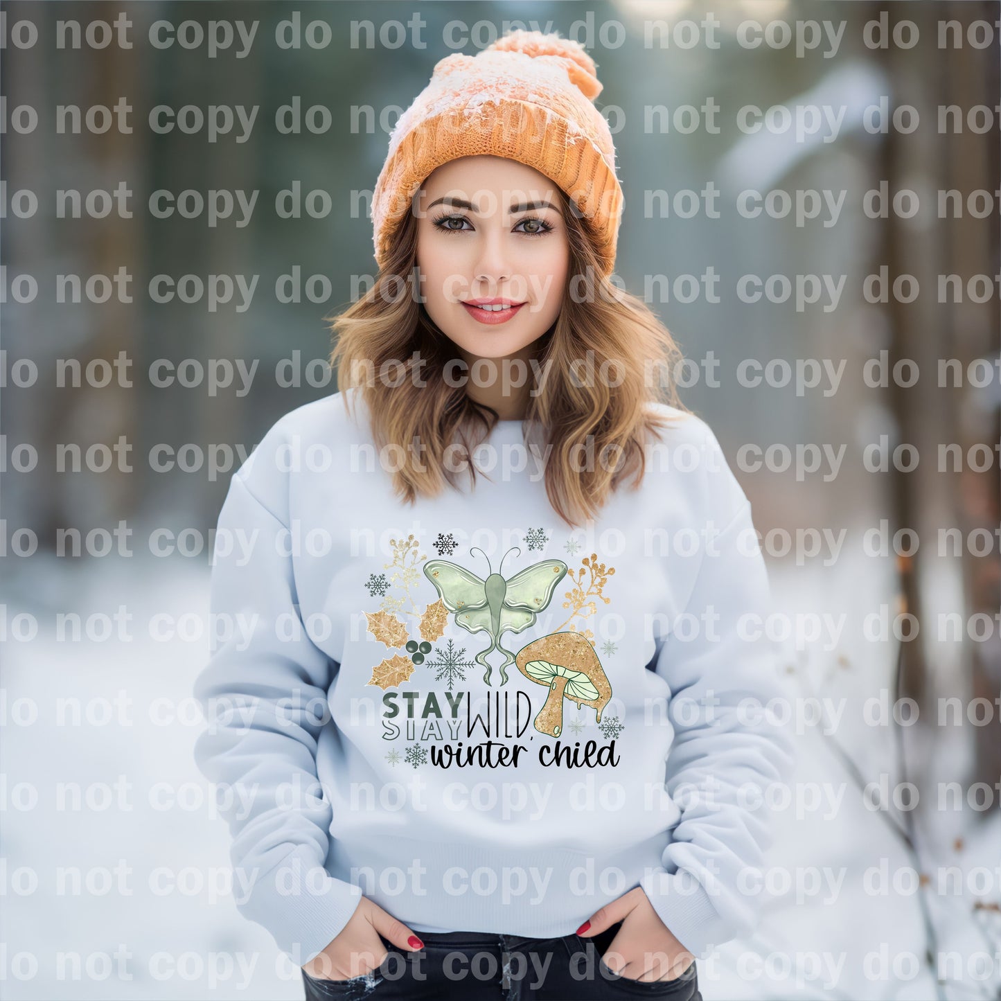 Stay Wild Winter Child Dream Print or Sublimation Print