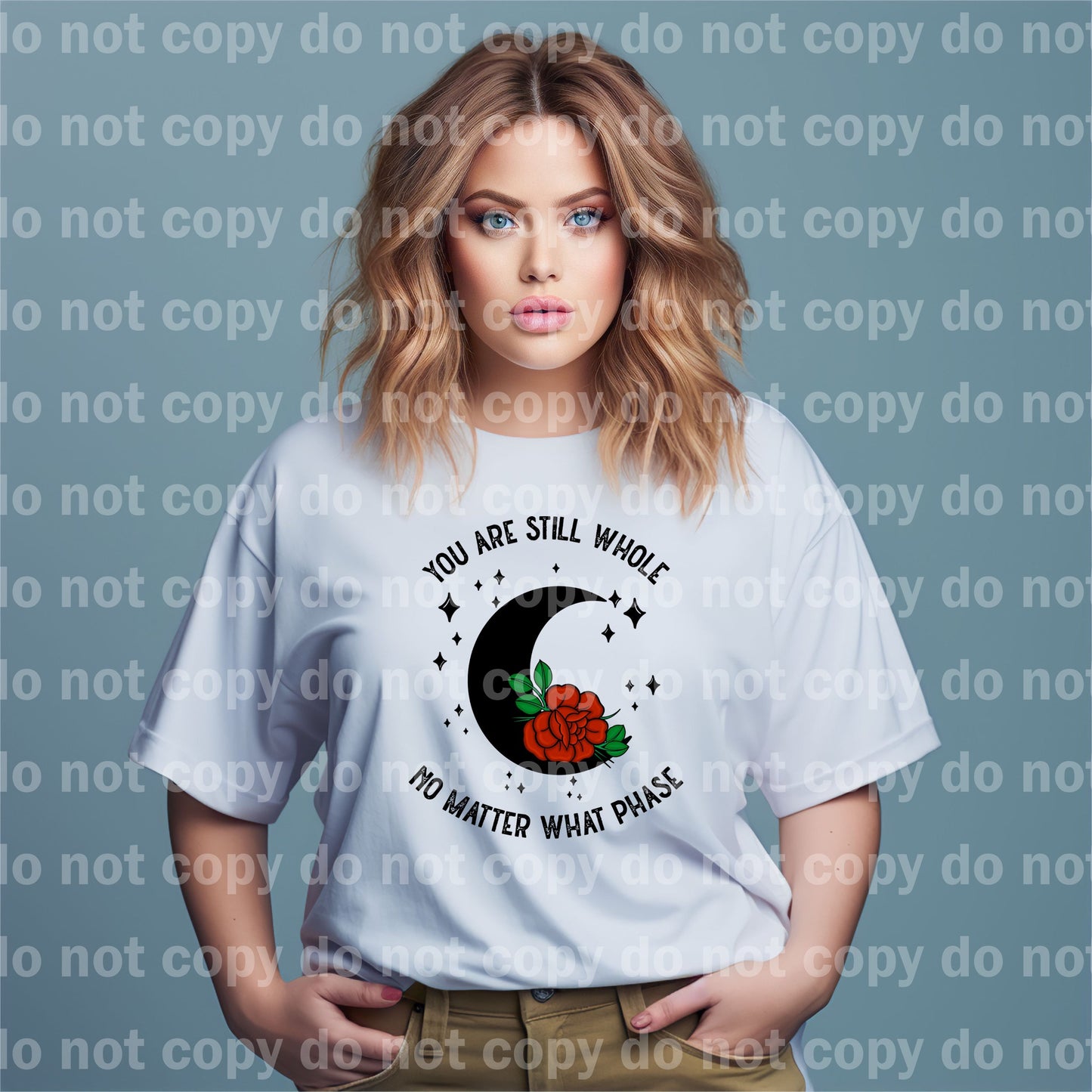 You Are Still Whole No Matter What Phase Full Color/One Color Dream Print or Sublimation Print