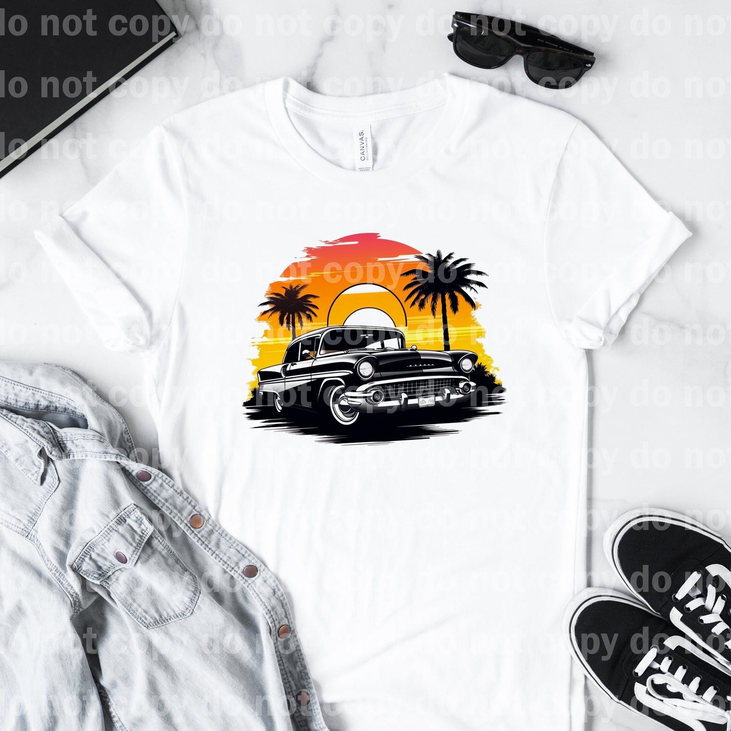 Summer Vintage Chevy Dream Print or Sublimation Print