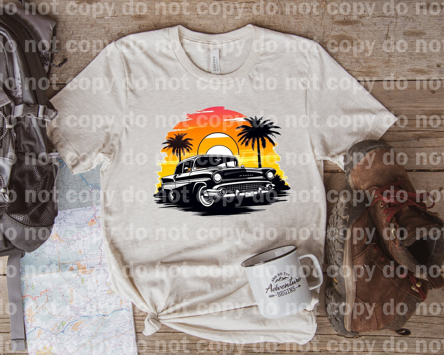 Summer Vintage Chevy Dream Print or Sublimation Print