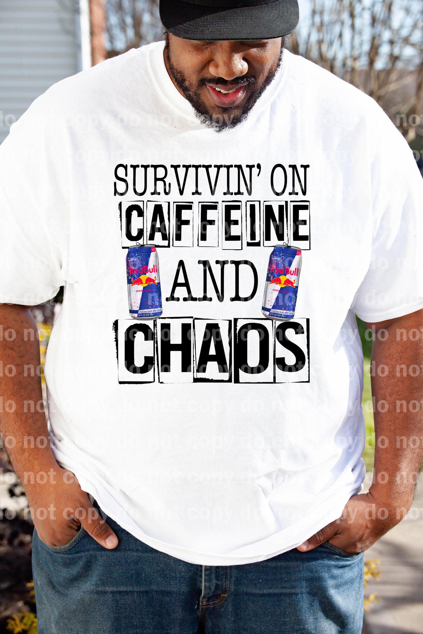 Survivin On Caffeine And Chaos Red Bull Dream Print or Sublimation Print