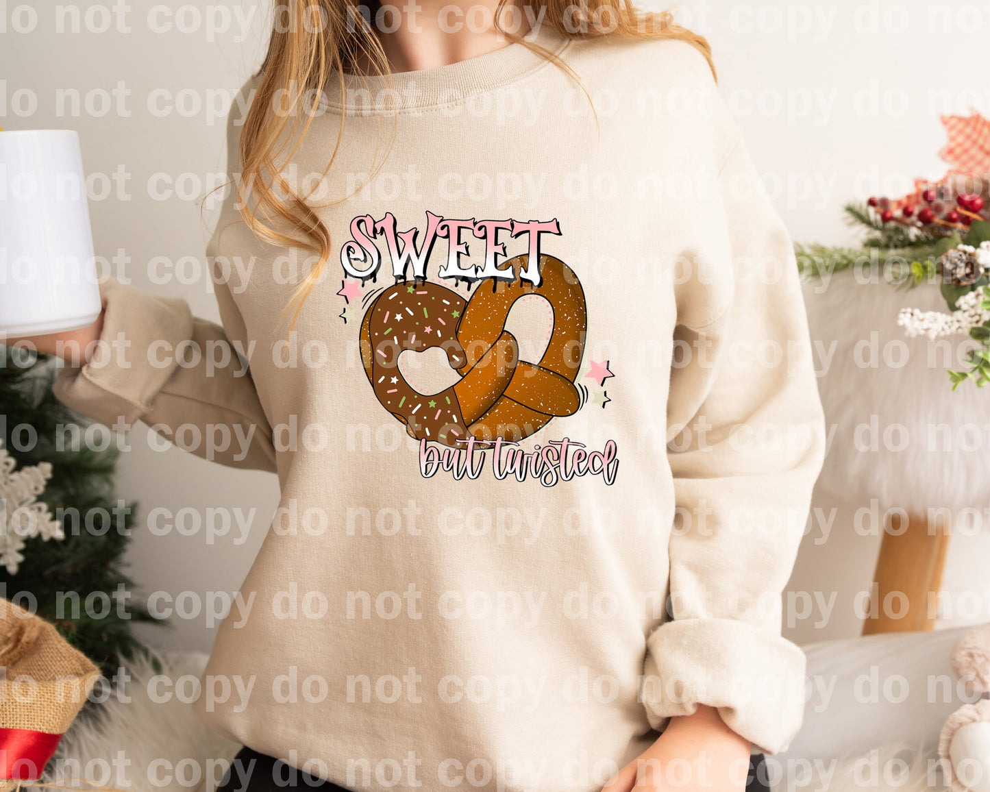 Sweet But Twisted With Optional Two Rows Sleeve Designs Dream Print or Sublimation Print