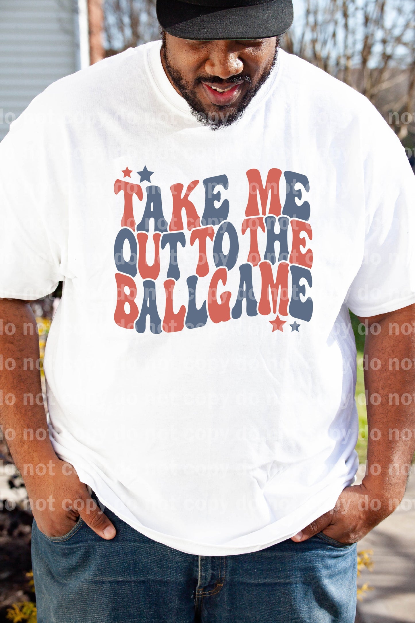 Take Me Out To The Ballgame Distressed/Non Distressed Dream Print or Sublimation Print