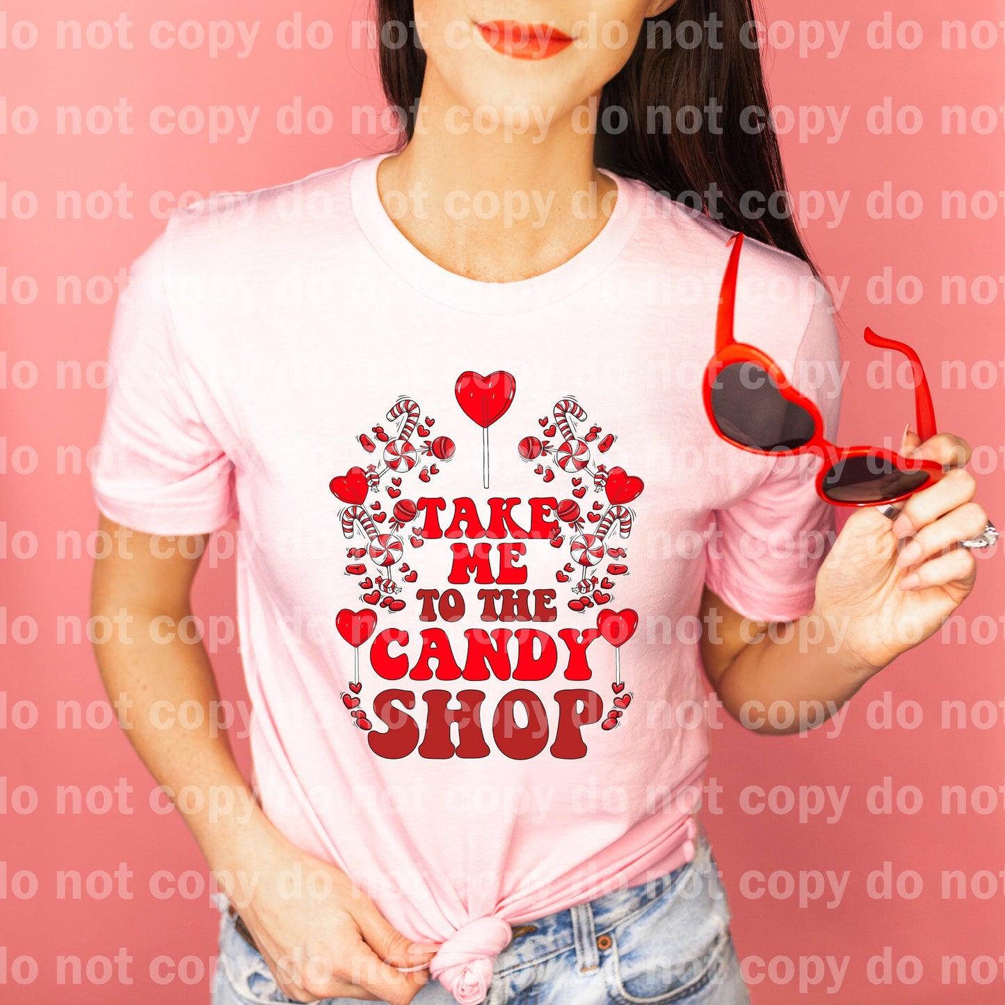 Llévame a la tienda de dulces Heart Candies Dream Print o Sublimation Print