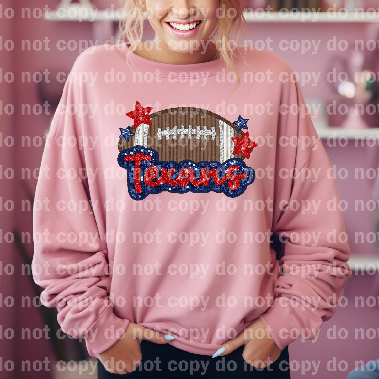 Texans Football Dream Print or Sublimation Print