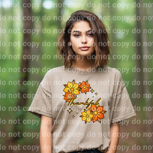 Thankful Florals with Pocket Option Dream Print or Sublimation Print