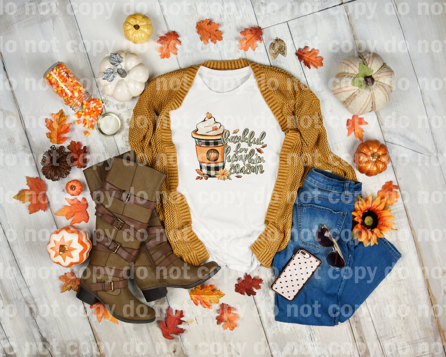 Thankful For Pumpkin Season Dream Print or Sublimation Print