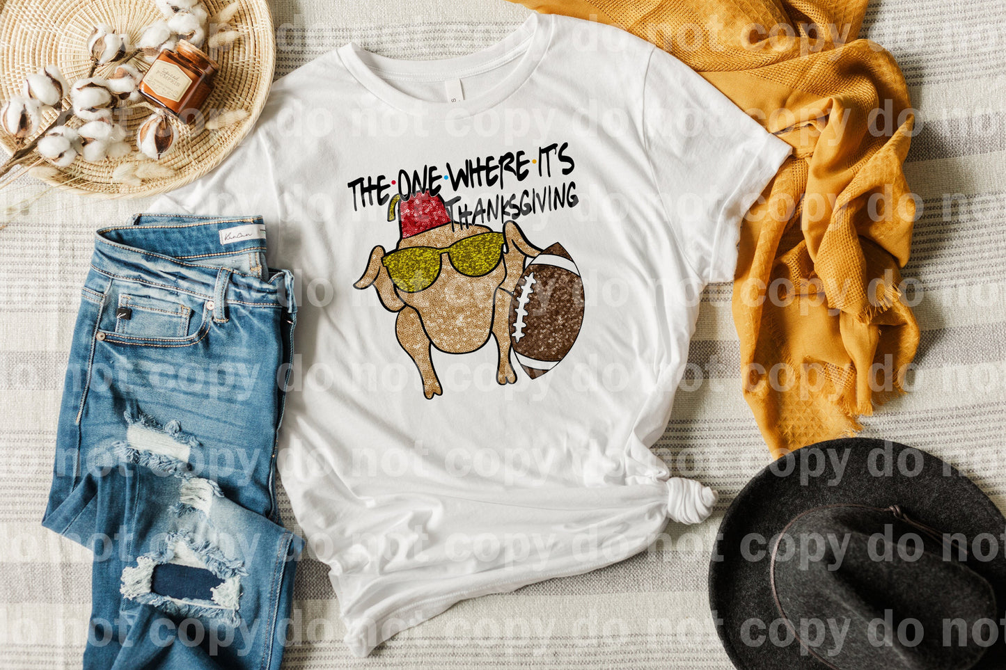 The One Where It's Thanksgiving Sequin Dream Print or Sublimation Print