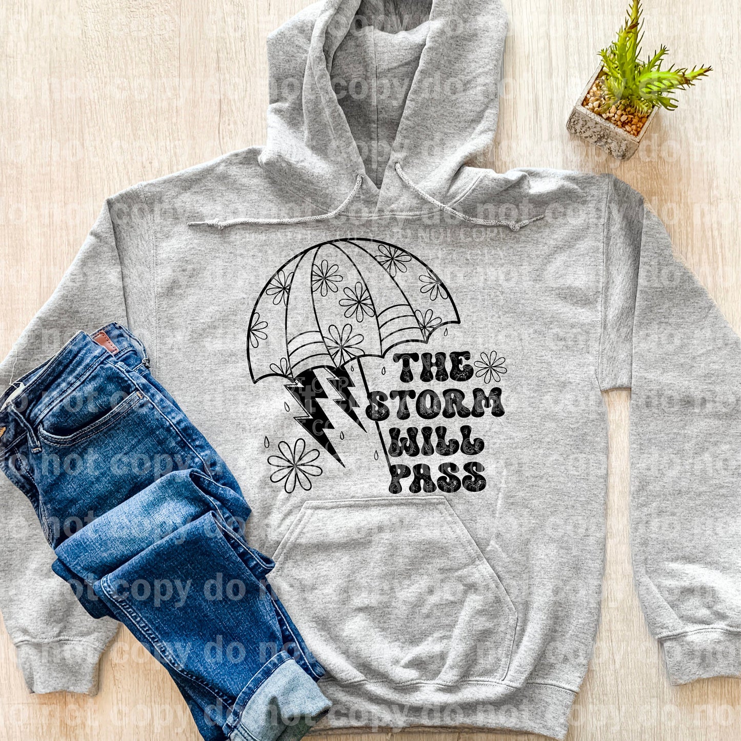 The Storm Will Pass Full Color/One Color Dream Print or Sublimation Print