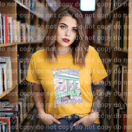 The Way To My Heart Is Through The Bookstore Dream Print or Sublimation Print