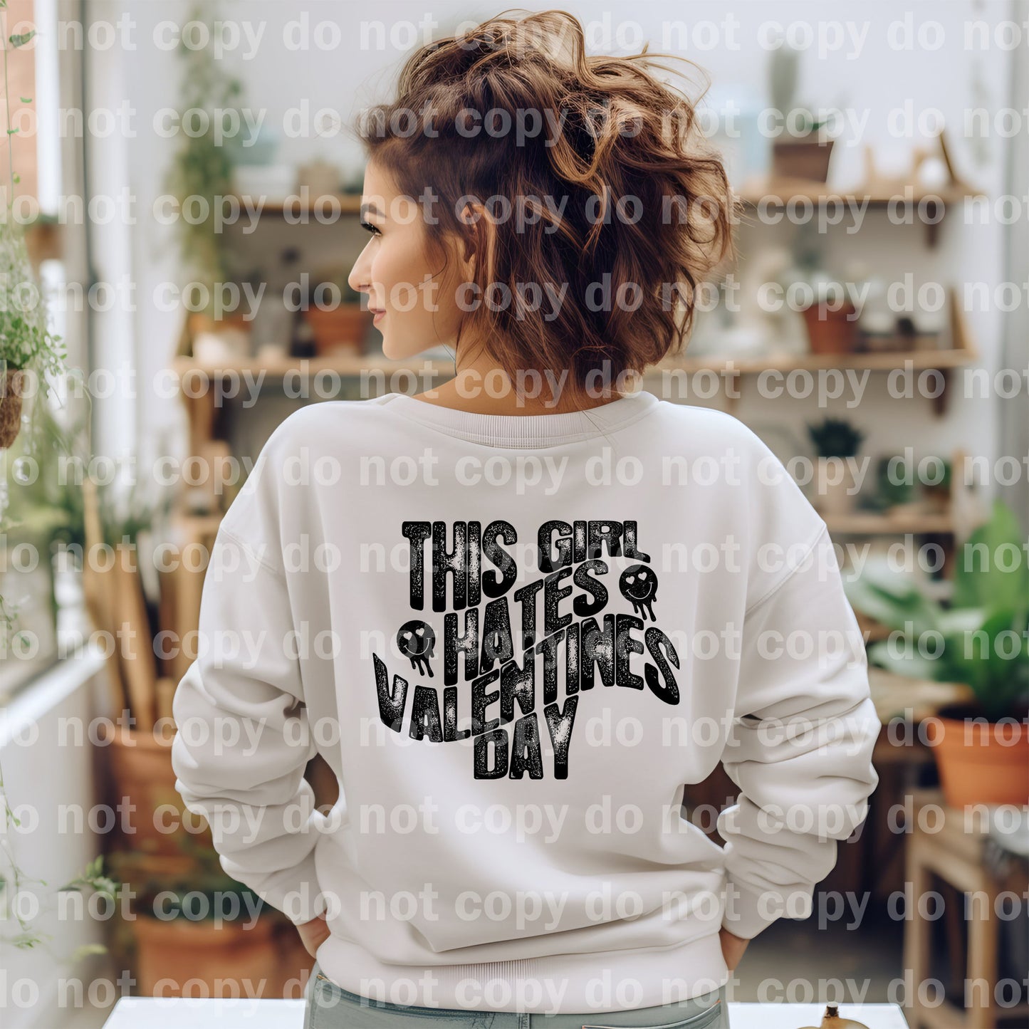 This Girl Hates Valentines Day Front/Back Dream Print or Sublimation Print