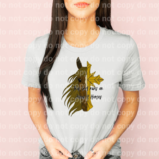This Girl Runs On Jesus And Horses Dream Print or Sublimation Print