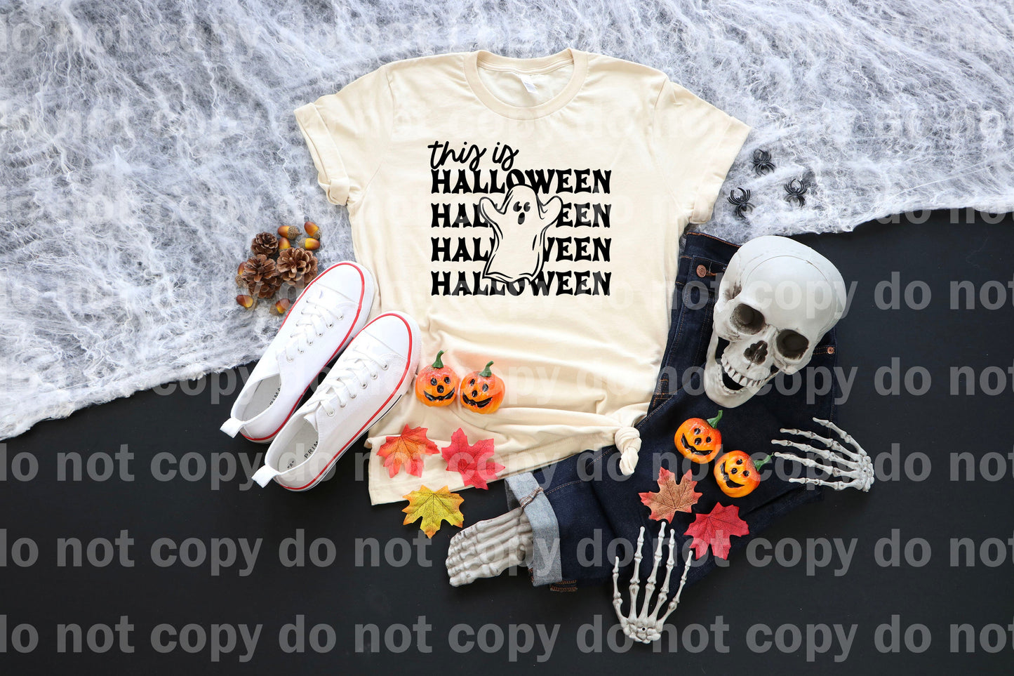 This Is Halloween Stacked Distressed/Non Distressed Dream Print or Sublimation Print