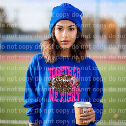 Together We Fight Pink/Yellow Dream Print or Sublimation Print