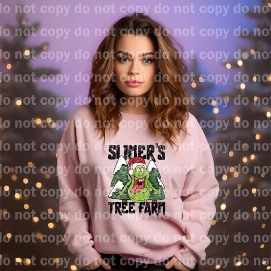 Green Ghost Tree Farm Black Distressed/Non Distressed Dream Print or Sublimation Print