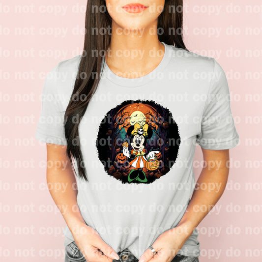 Trick Or Treat Girl Mouse Badge Dream Print or Sublimation Print