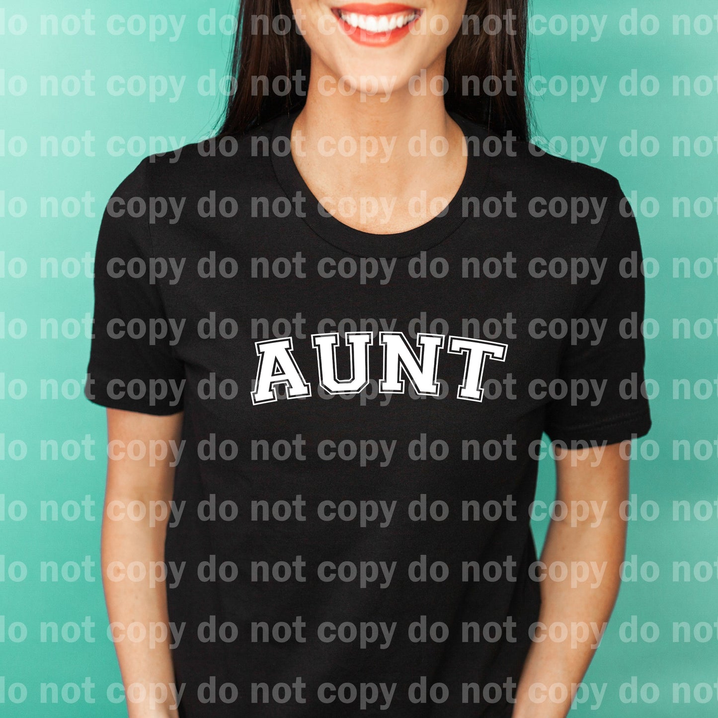 Varsity Aunt Black/White Dream Print or Sublimation Print