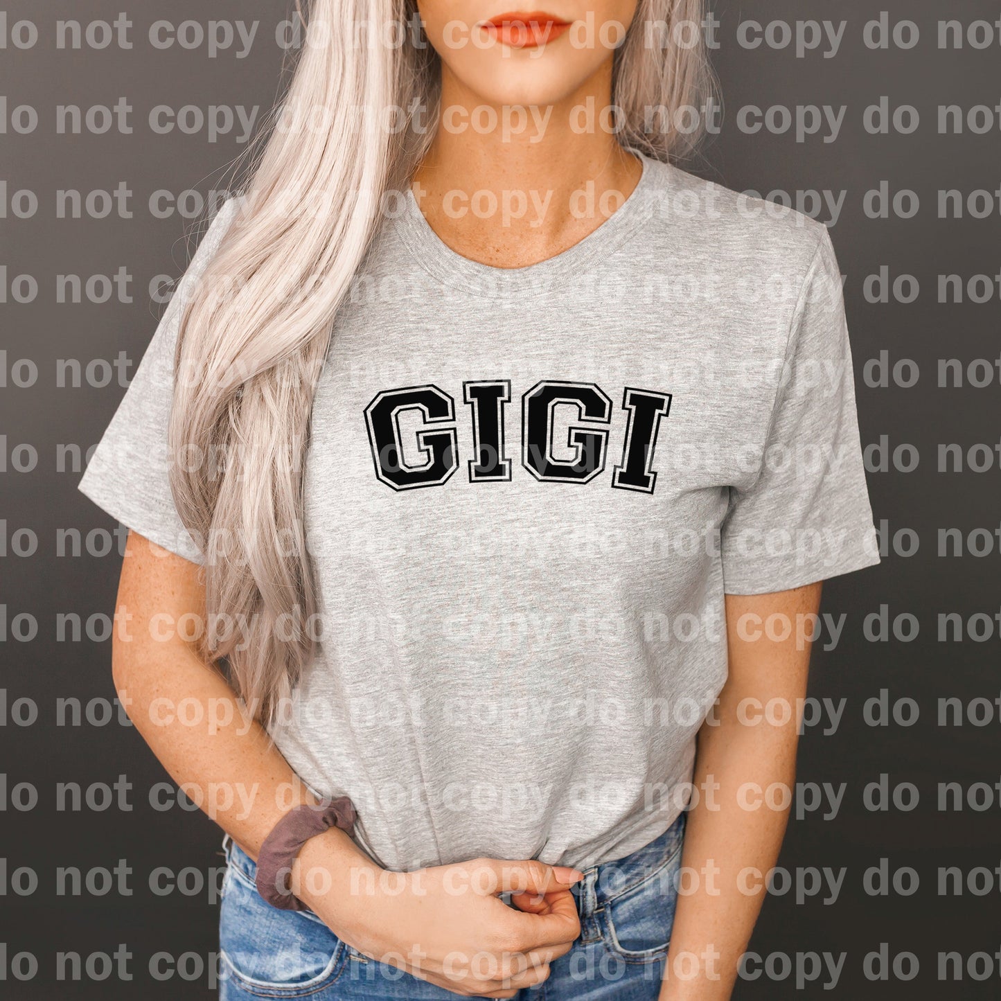 Varsity Gigi Black/White Dream Print or Sublimation Print