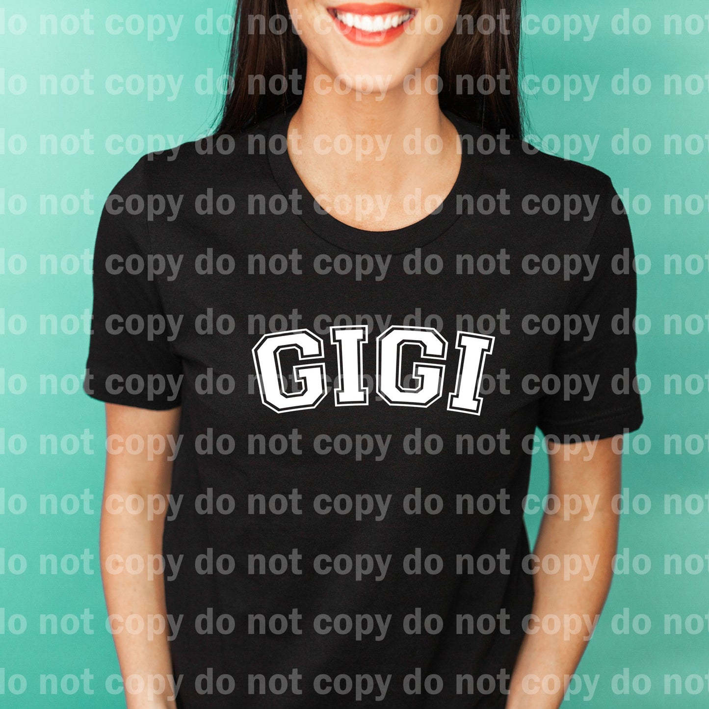 Varsity Gigi Black/White Dream Print or Sublimation Print