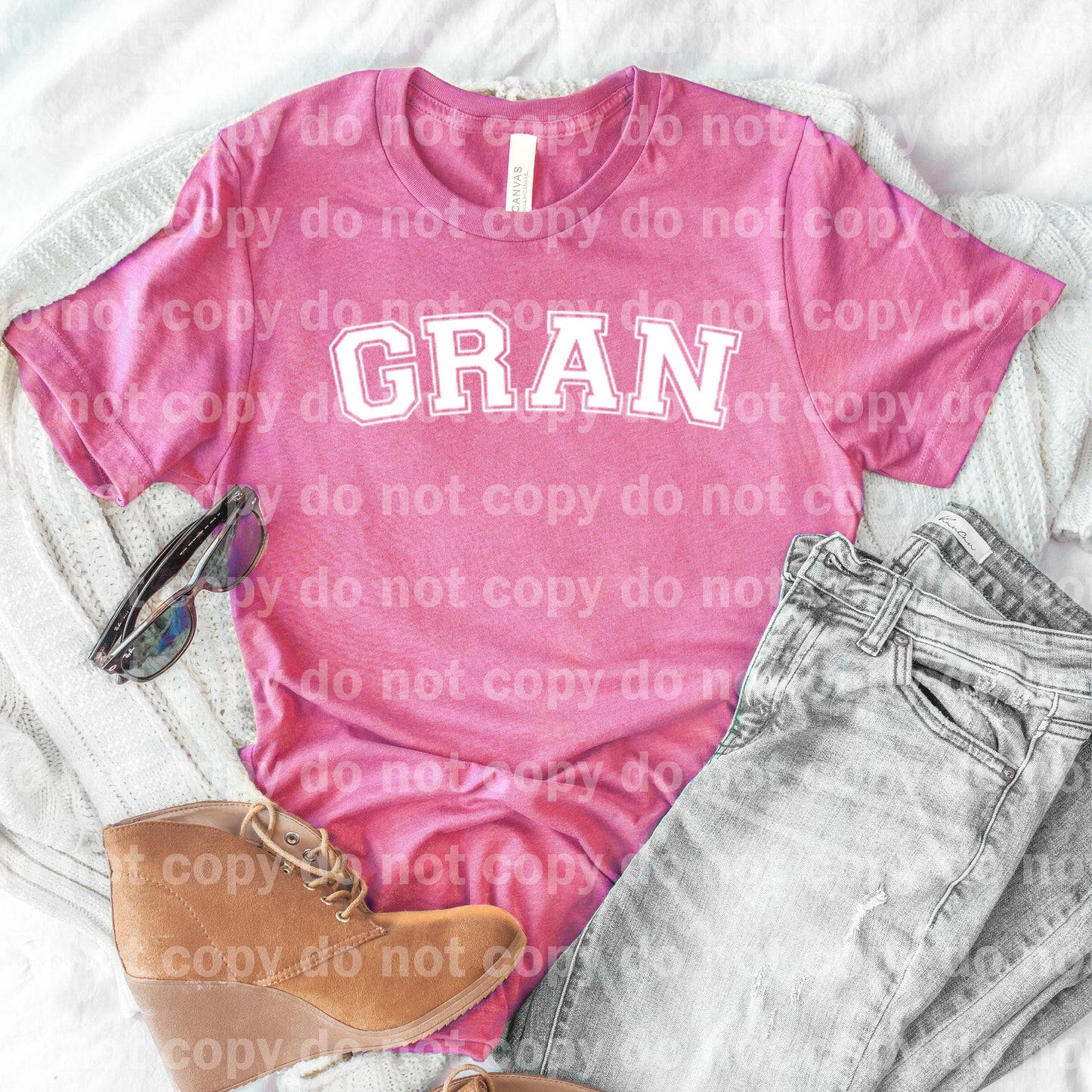 Varsity Gran Black/White Dream Print or Sublimation Print