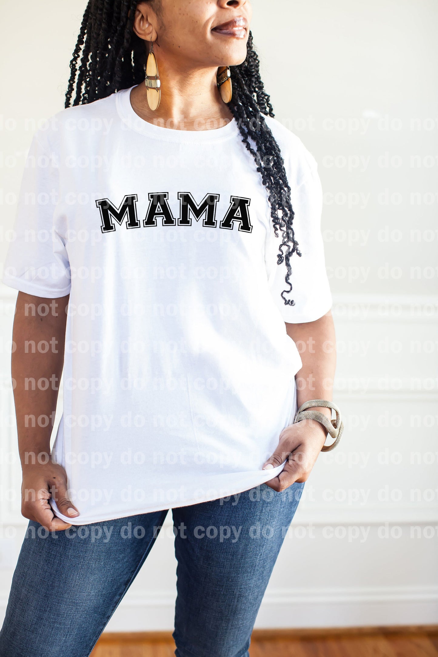 Varsity Mama Black/White Dream Print or Sublimation Print