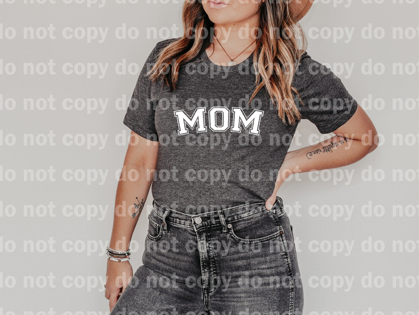 Varsity Mom Black/White Dream Print or Sublimation Print