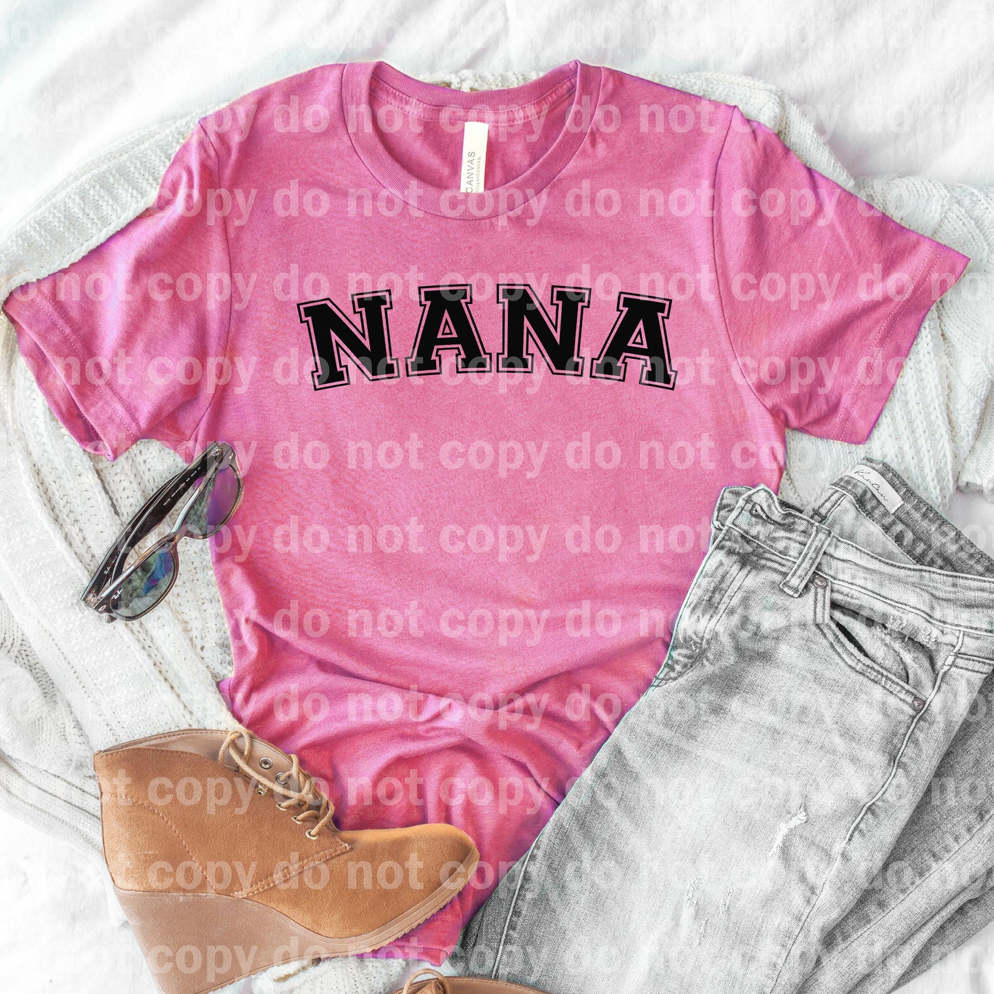 Varsity Nana Black/White Dream Print or Sublimation Print