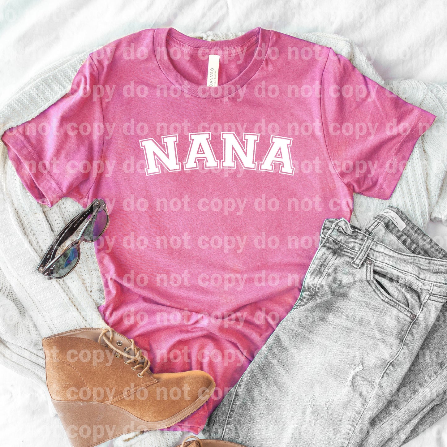 Varsity Nana Black/White Dream Print or Sublimation Print