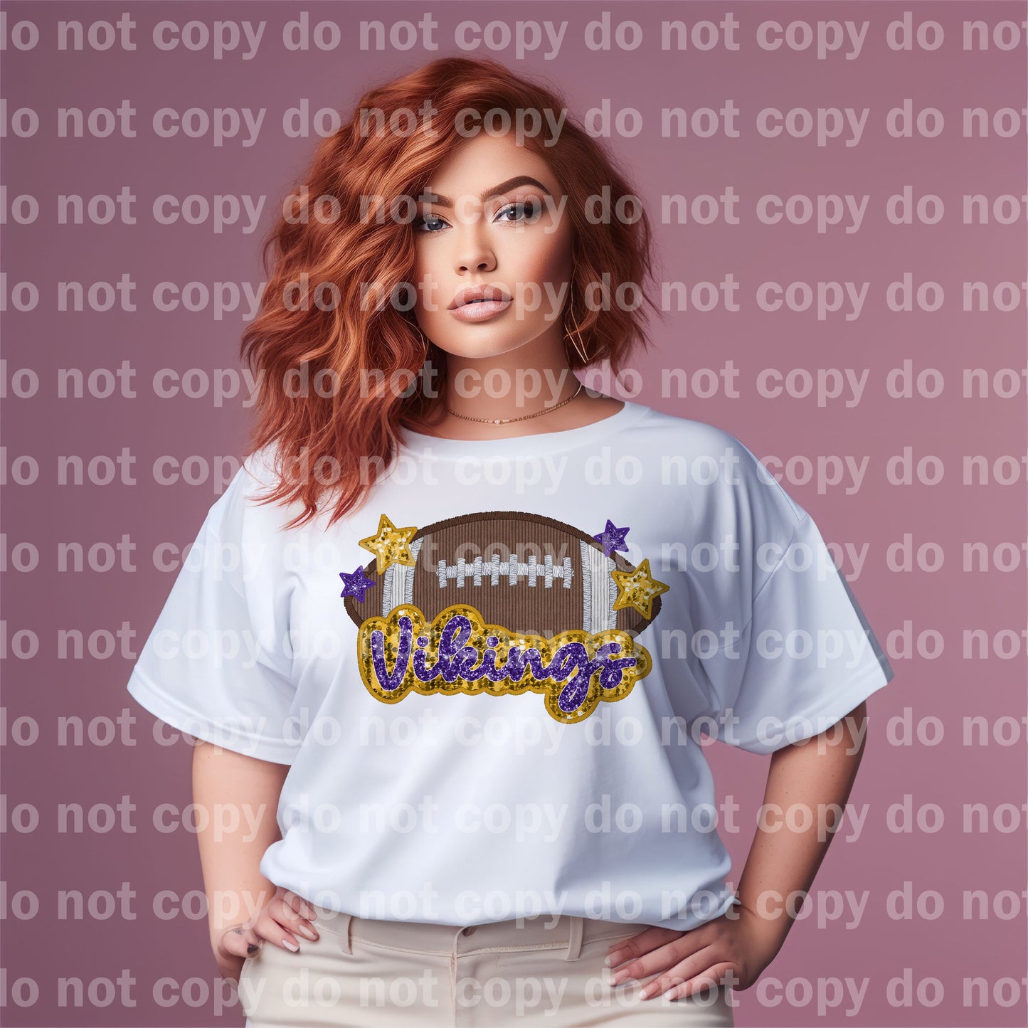 Vikings Football Dream Print or Sublimation Print