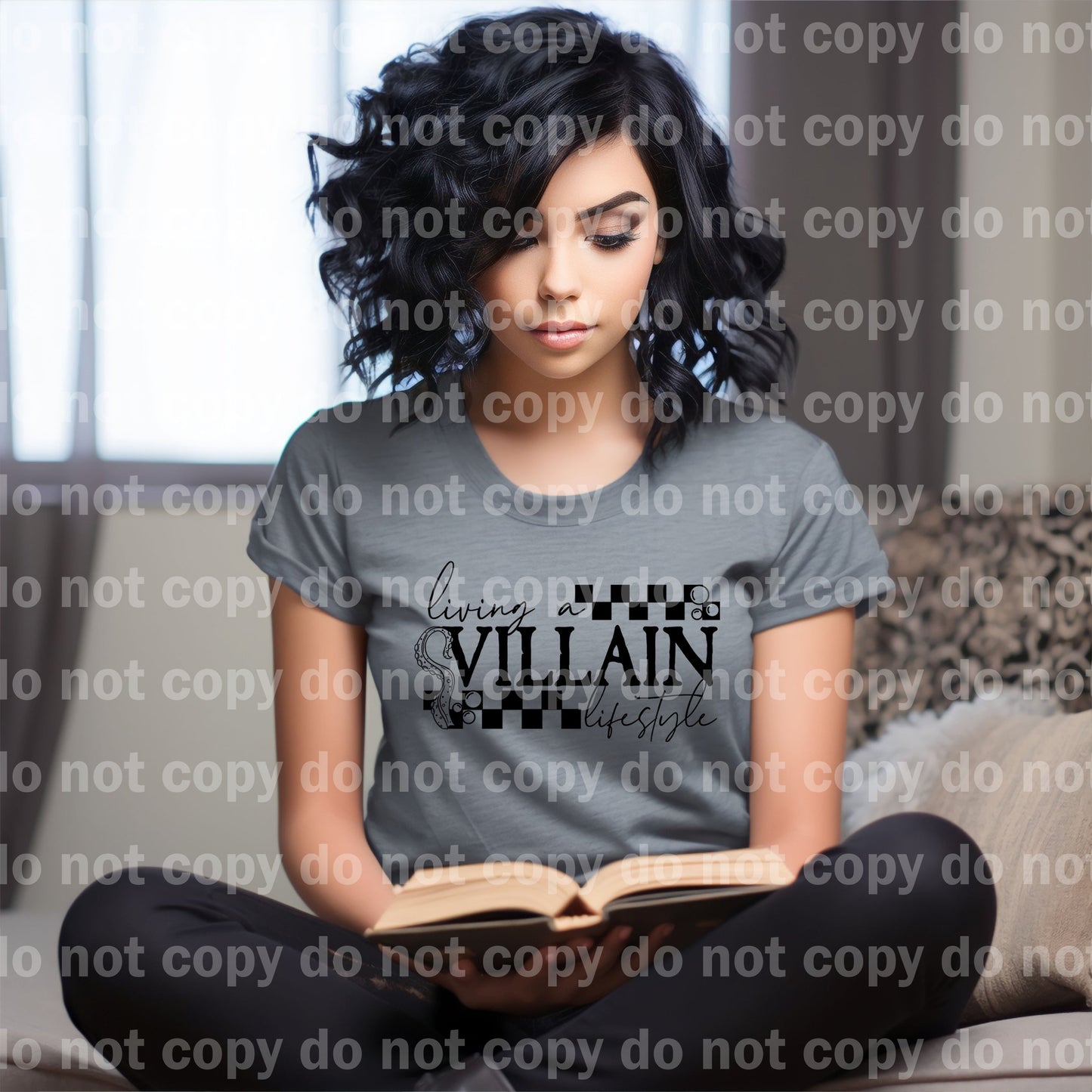 Living A Villain Lifestyle Black/White Dream Print or Sublimation Print