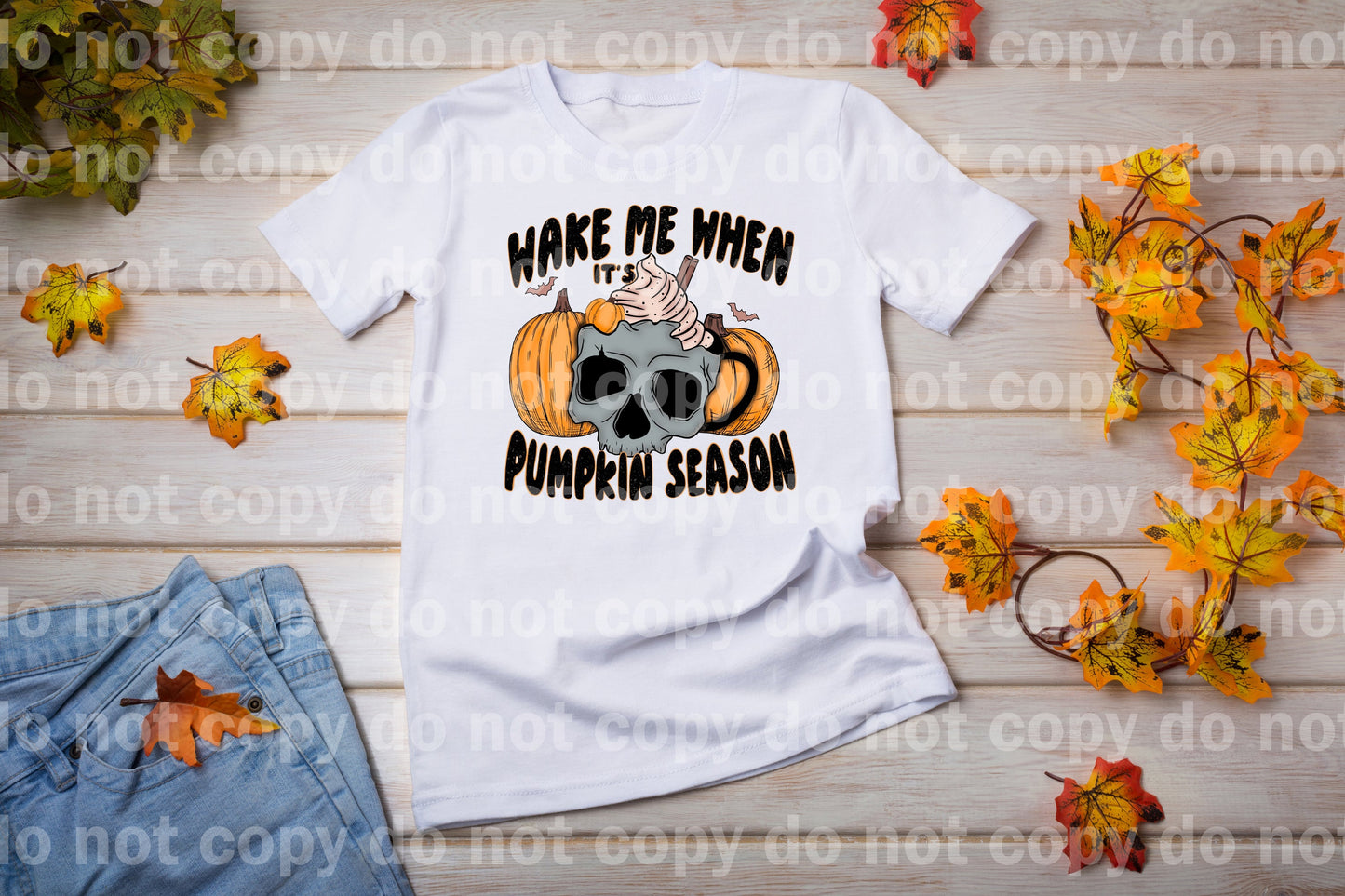 Wake Me When It's Pumpkin Season Dream Print or Sublimation Print
