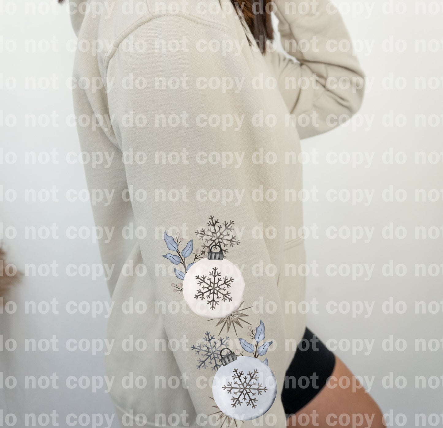 Walking In A Winter Wonderland with Optional Two Rows Sleeve Designs Dream Print or Sublimation Print