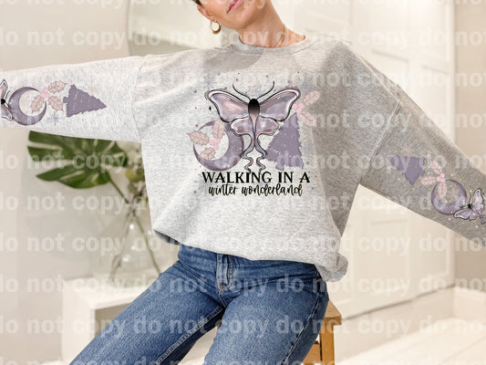 Walking In A Winter Wonderland with Optional Sleeve Design Dream Print or Sublimation Print