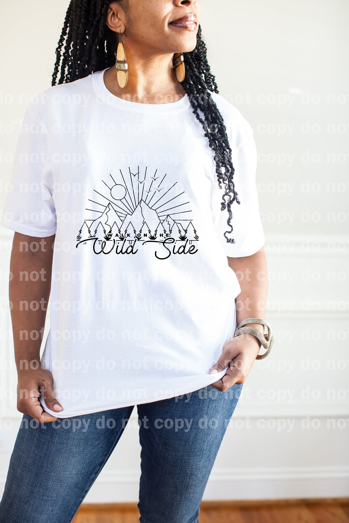 Walk On The Wild Side BLACK or WHITE Dream Print or Sublimation Print