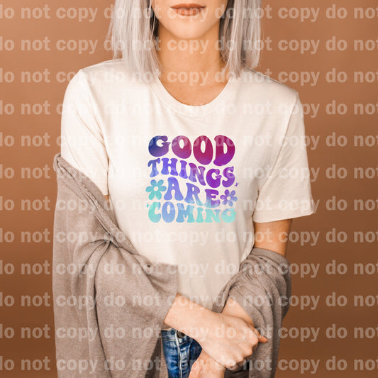 Good Things Are Coming Squiggle Dream Print or Sublimation Print