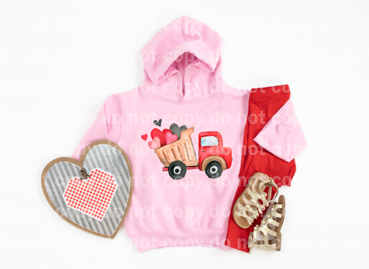 Watercolor Valentine Truck Dream Print or Sublimation Print