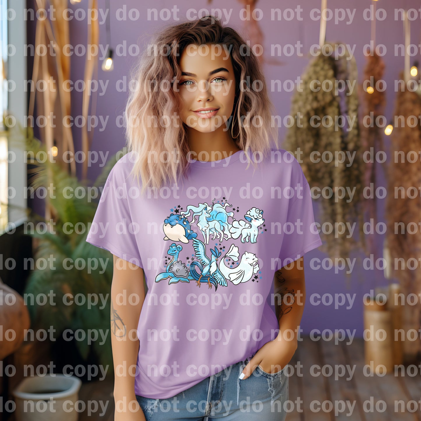 Water Ice Type Pocket Monsters Dream Print or Sublimation Print