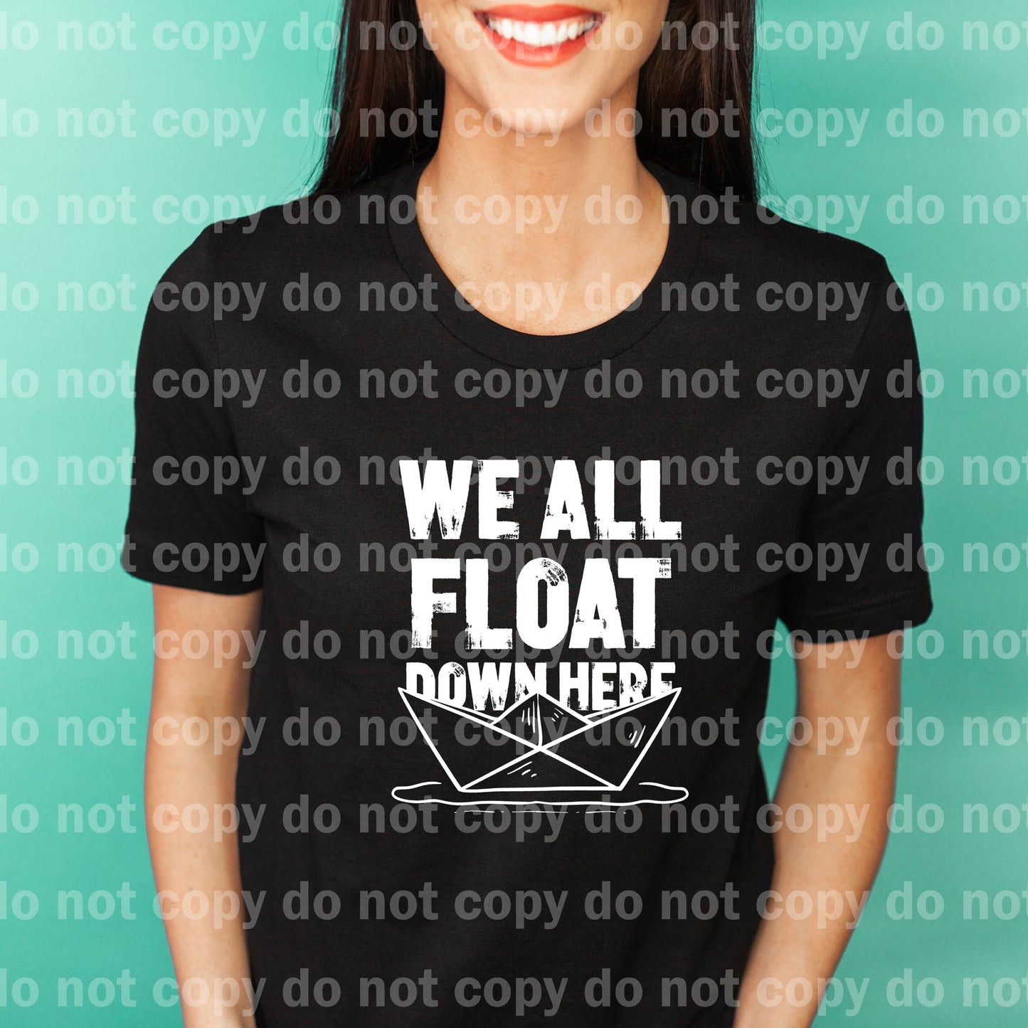 We All Float Down Here Black/White Dream Print or Sublimation Print