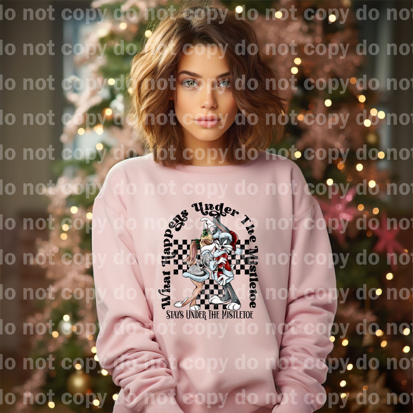 What Happens Under The Mistletoe Stays Under The Mistletoe Dream Print or Sublimation Print