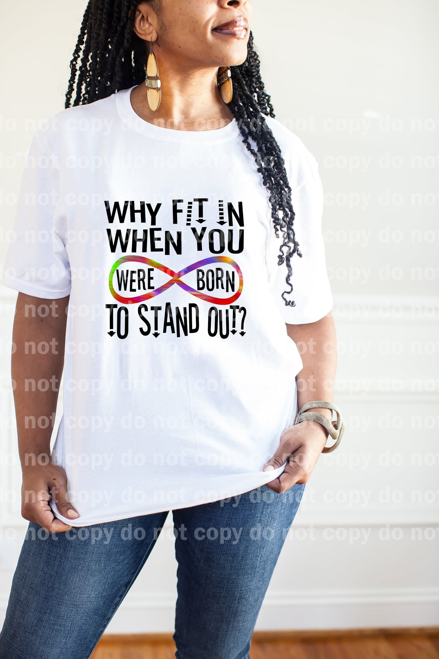 Why Fit In When You Were Born To Stand Out Dream Print or Sublimation Print