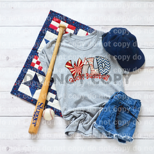 Wild About Baseball Dream Print or Sublimation Print