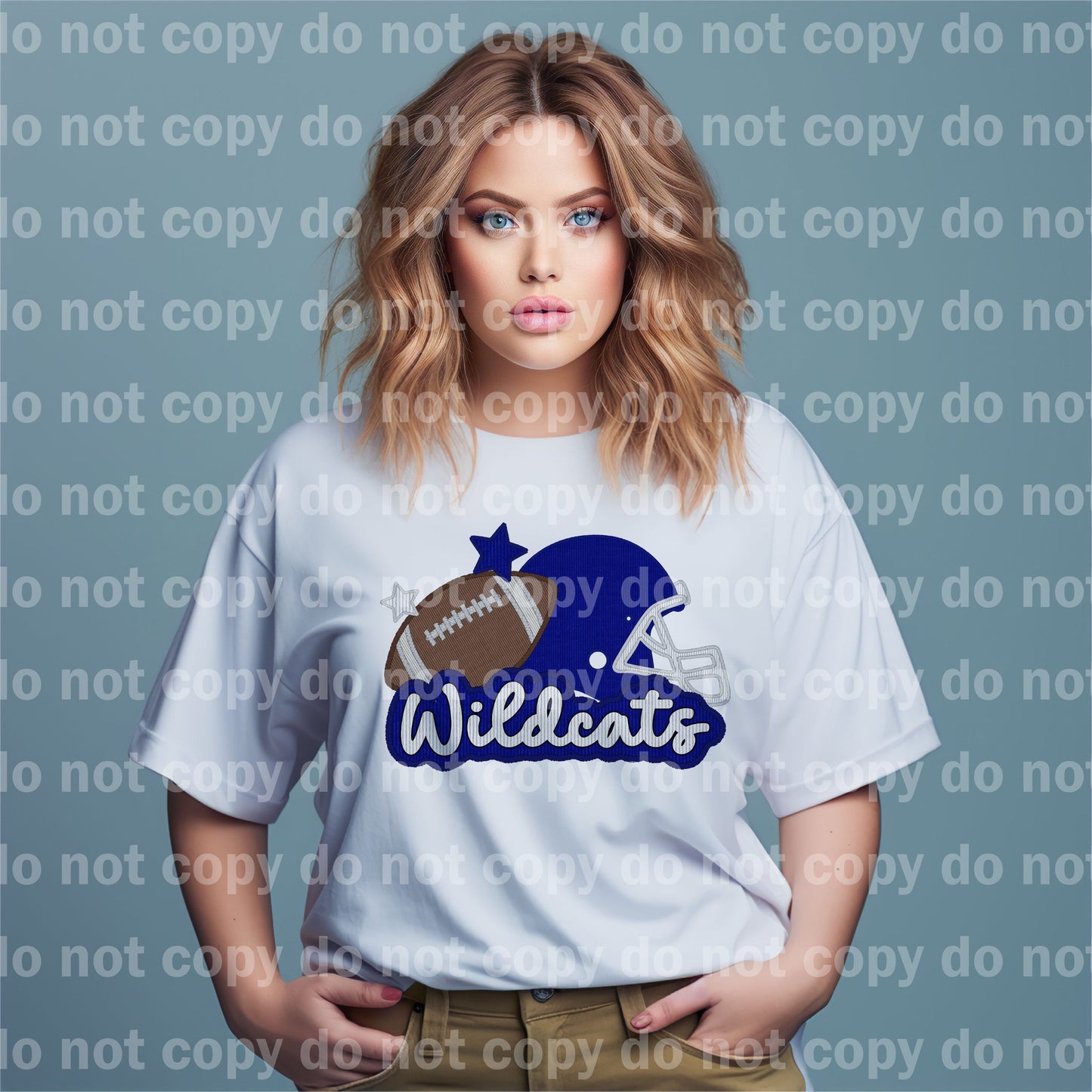 Wildcats Football Embroidery Dream Print or Sublimation Print