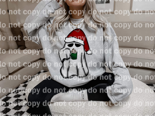 Winter Ghost Christmas Hat Dream Print or Sublimation Print